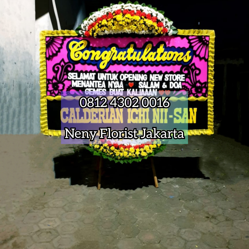 Bunga papan ucapan selamat